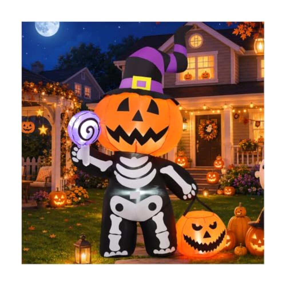 GOOSH 6 FT Halloween Inflatable Pumpkin