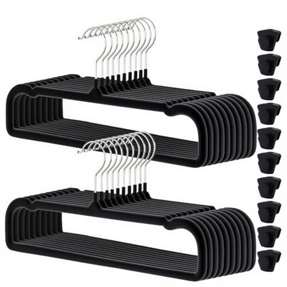 Velvet Pants Hangers 20 Pack,Premium Non