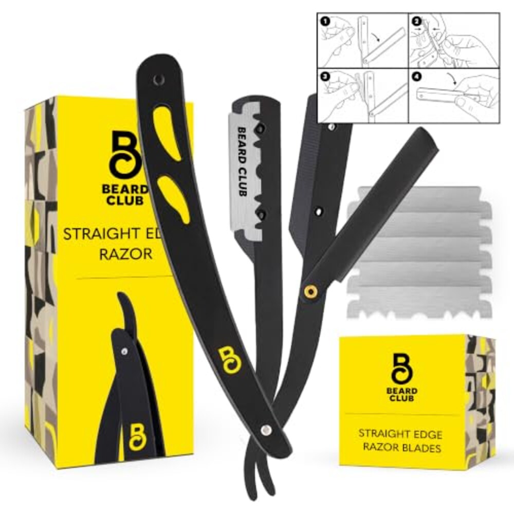 The Beard Club Straight Razor for Men -