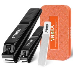 Nail Clippers with Glass Nail File, YRBI