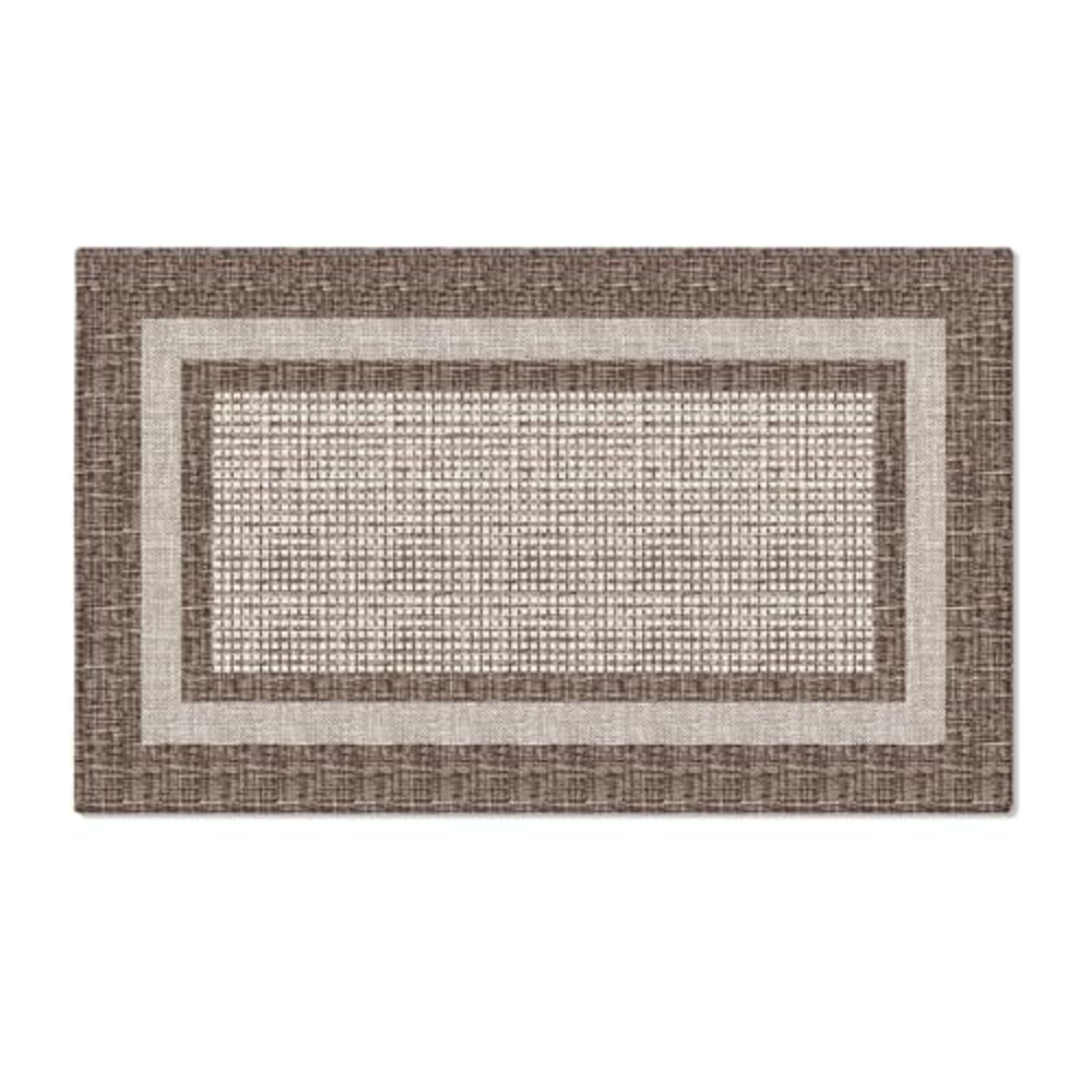 Artoid Mode Brown Rectangle Plaid Washab