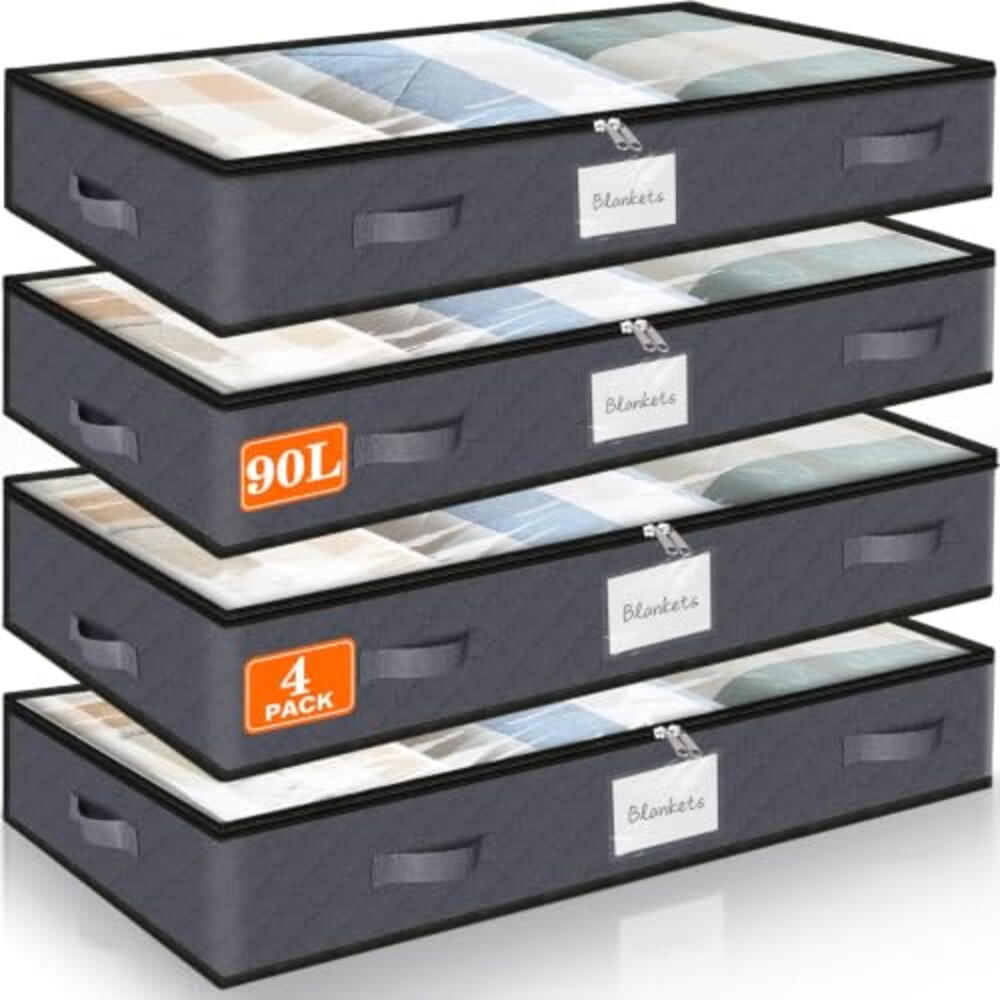 90L Under Bed Storage Containers, Storag