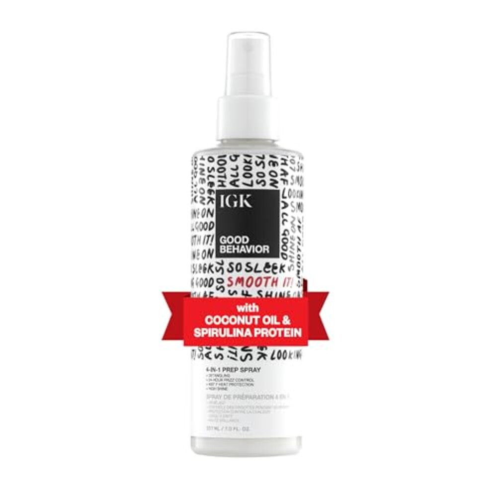 IGK Good Behavior 4-in-1 Prep Spray, Hea