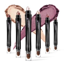 LUXAZA 6-Piece Matte and Shimmer Cream E