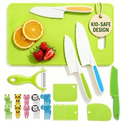 Kids Knife Set for Real Cooking -19Pc Mo