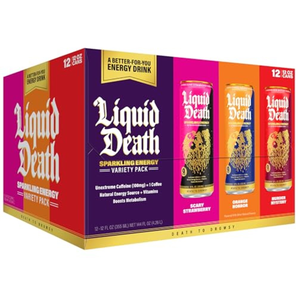 Liquid Death Sparkling Energy Variety Pa