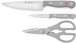 WÜSTHOF Gourmet Grey 3-Pc Kitchen Essent