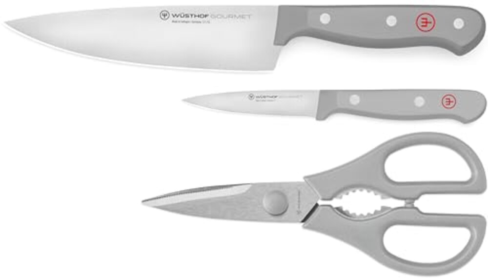WÜSTHOF Gourmet Grey 3-Pc Kitchen Essent