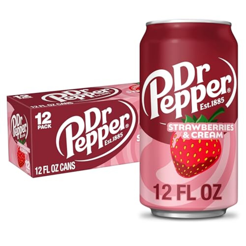 Dr Pepper Strawberries and Cream Soda, 1