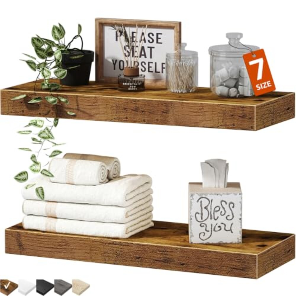 QEEIG Bathroom Floating Shelves for Wall