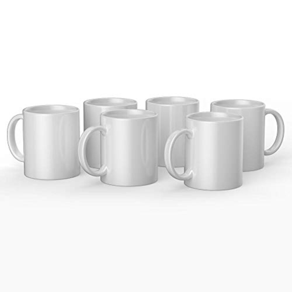 Cricut Beveled Blank Mug to Decorate, Wh