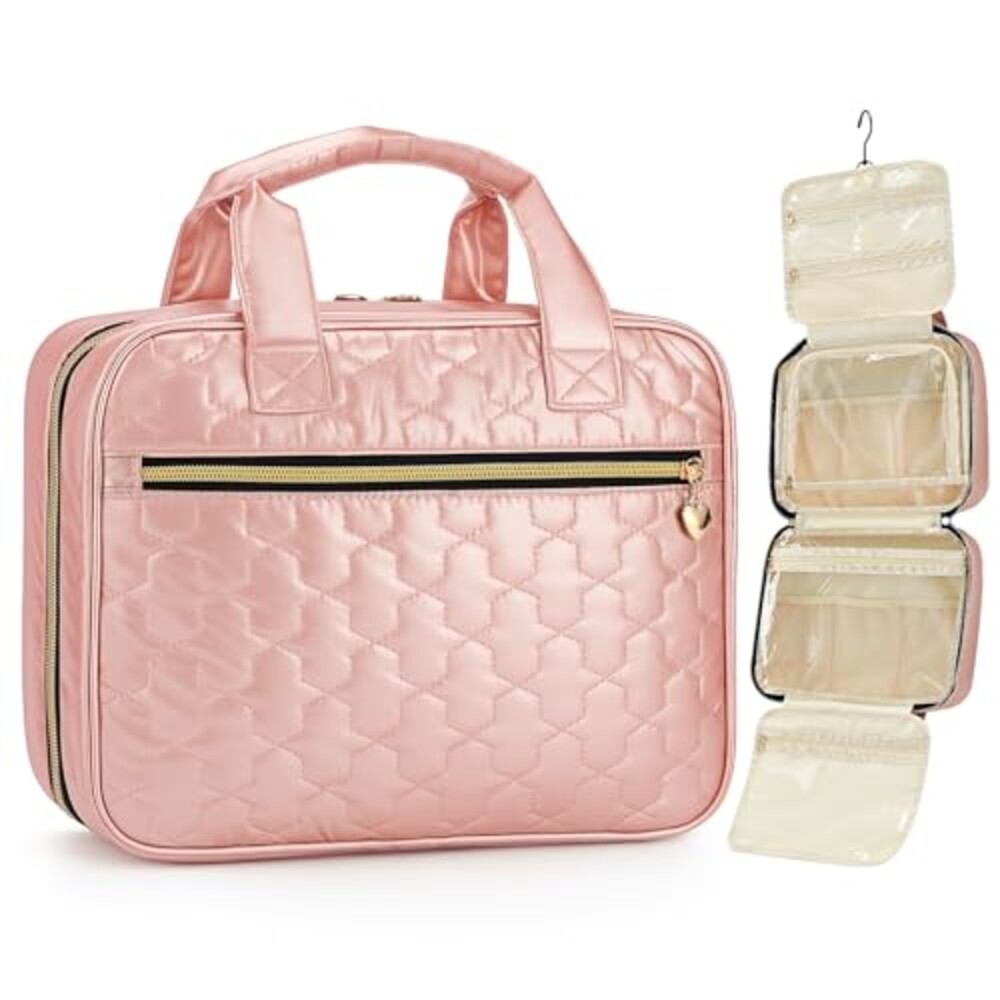Large Travel Toiletry Bag with Hook, Wat