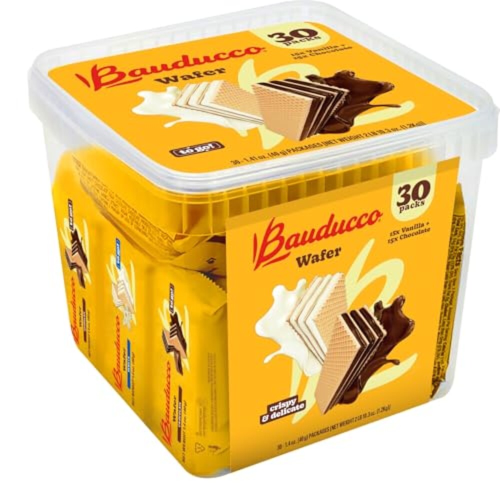 Bauducco Wafer Single-Serve Tub – Crispy