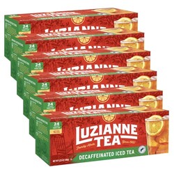 Luzianne Decaffeinated Iced Tea Bags 24