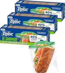 Ziploc XL Sandwich Bags, Food Storage, 9