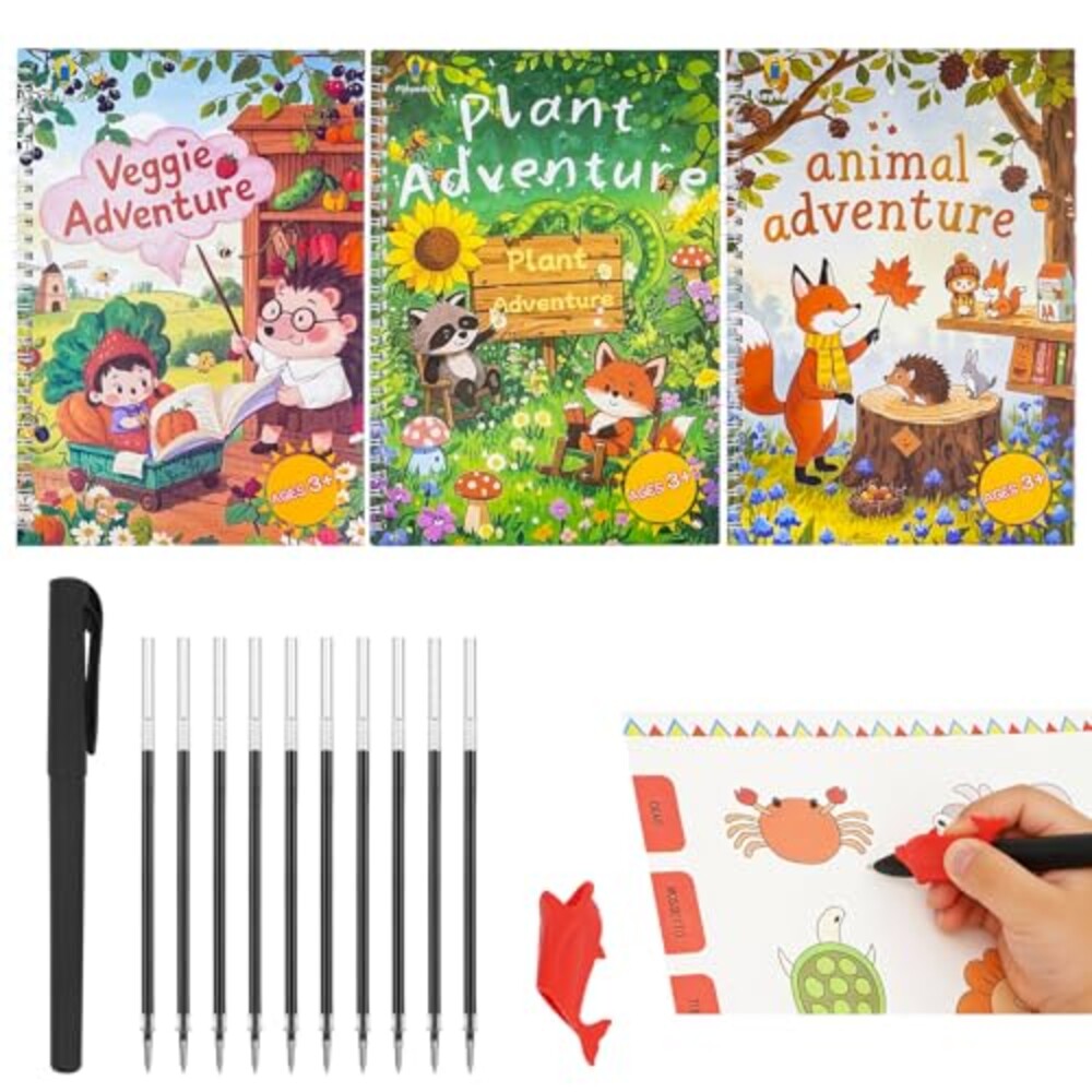 Magic Grooved Writing Practice Books 3-P