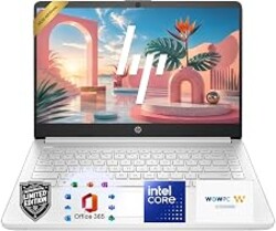 HP 14 inch Laptop Computer, 2026-2027 Edition, Intel N150 Processor, 4GB DDR5 RAM, 128GB SSD, 1TB Cloud Storage, Windows 11 with Microsoft 365