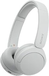 Sony WH-CH520 Wireless On-Ear Bluetooth Headphones with Microphone, White | Comfortable Lightweight Design, Up to 50 Hrs Battery with Quick Charging, Multipoint Connection, Clear Calls, Swivel design