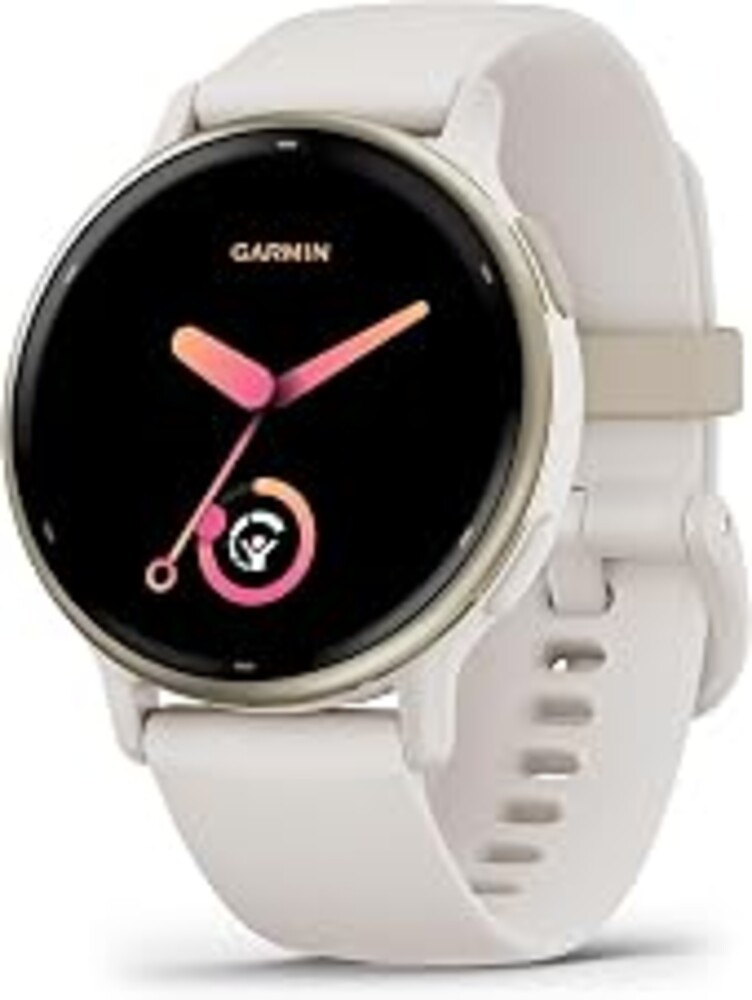 Garmin vívoactive® 5, Health & Fitness GPS Smartwatch, 42mm, Ivory | 24/7 Health Monitoring, Built-In Sports Apps, Sleep Coach, Body Battery™ Energy Monitoring, Workout Benefit & Recovery Time