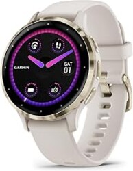 Garmin Venu® 3S, Premium Fitness Smartwatch, 41mm, Ivory | Body Battery™ Energy Monitoring, Sleep Coach, Built-In Sports Apps, Built-In Speaker & Mic, Workout Benefit & Recovery Time
