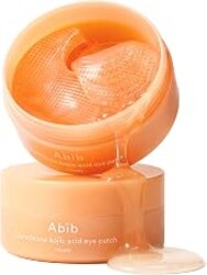 Abib Glutathione Kojic Acid Eye Patches for Radiance Dark Circles & Dark Spots, with Tone-up Jelly, 60 Count, Korean Skin Care