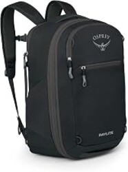 Osprey Daylite Expandable 26+6 Travel Pack, Black OS | travel backpack, carry on bag, laptop sleeve, personal item, Black color, OS size