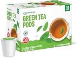 Amazon Grocery, Green Tea Pods, 2.7 Oz, 24 Ct