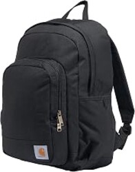 Carhartt Classic 25L Backpack Black | Classic Laptop, Durable Water-Resistant Pack with 16 Laptop Sleeve and Multiple Organizational Compartments