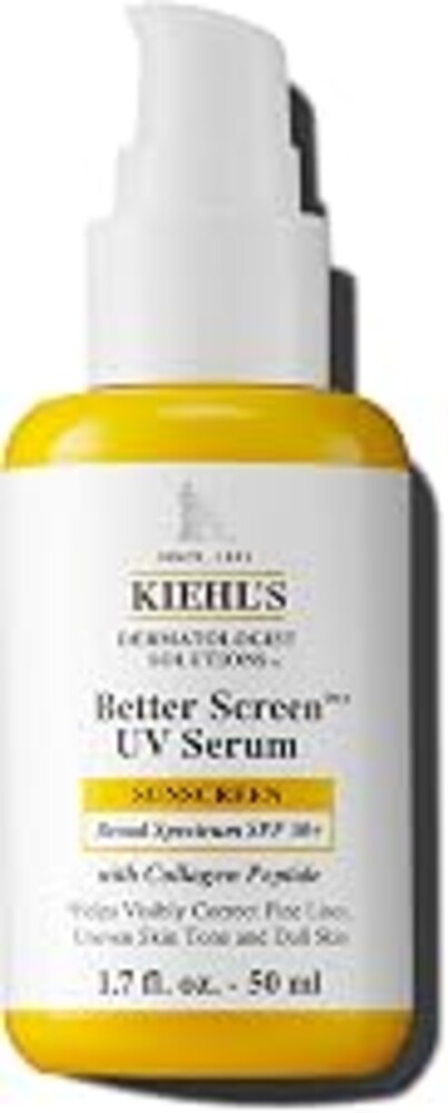 Kiehl's - Better Screen UV Serum SPF 50+ Facial Sunscreen, Collagen Peptide | Facial Sunscreen for Shielding UVA & UVB - With Collagen Peptide - Corrects Visible Signs of Aging