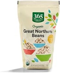 365 by Whole Foods Market, Organic Great Northern Beans, 16 Ounce