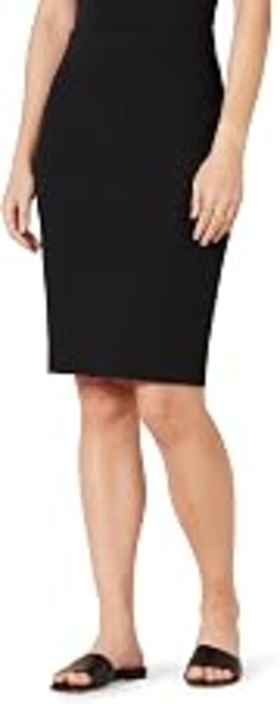 Amazon Essentials Women's Ponte Pull-On Fitted Pencil Skirt, Business Casual, Everyday Wear