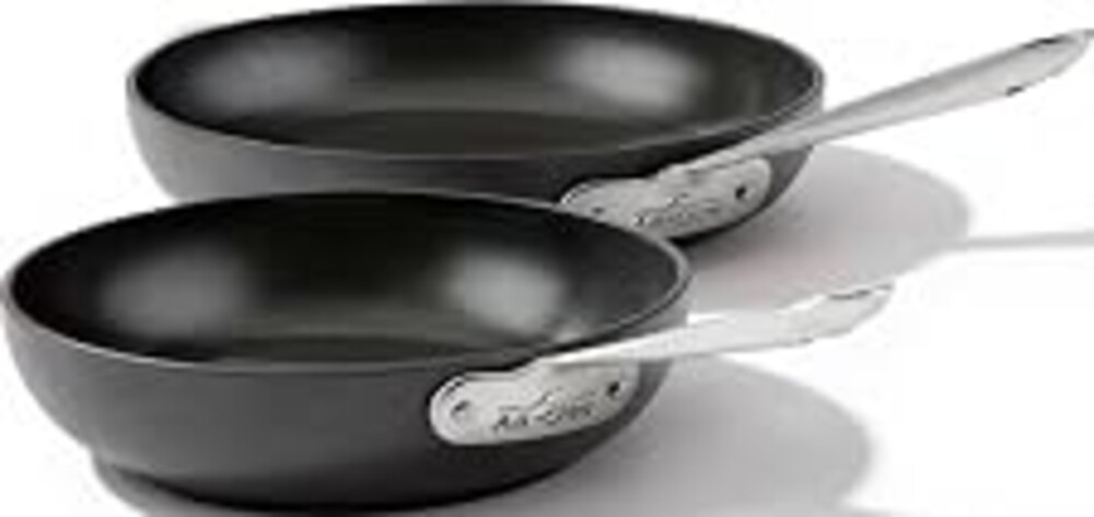 All-Clad HA1 Nonstick, 2-Piece Fry Pan Set, Induction Ready | 8" and 10" frying pans set, Long-lasting non-stick, Scratch-Resistant Exterior, Dishwasher safe, Oven Safe up to 500°F