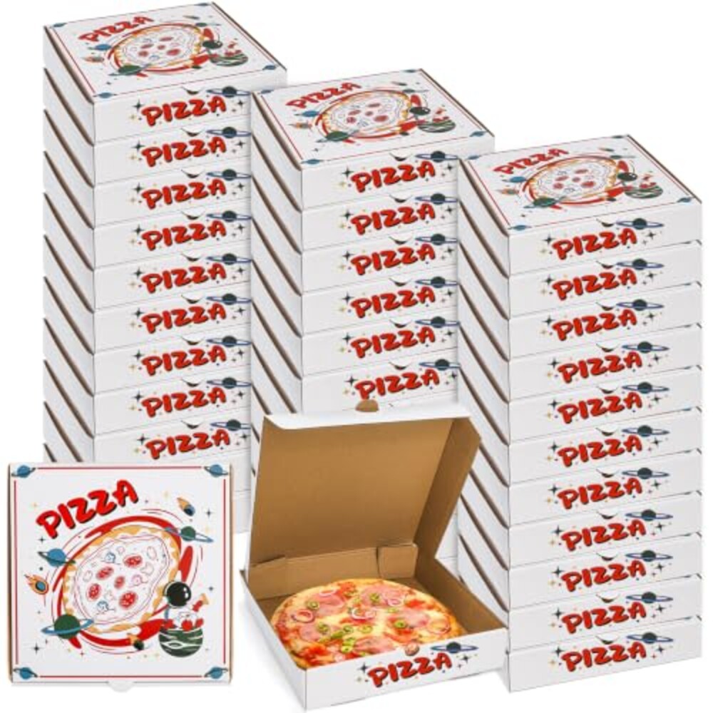 Frcctre 35 Pack Pizza Boxes, 10 x 10 x 2