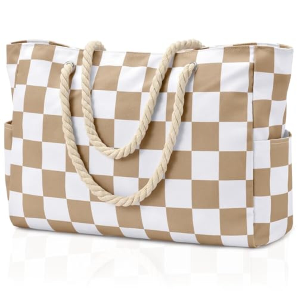 Becokan Beach Bag Large Beach Tote Bag f