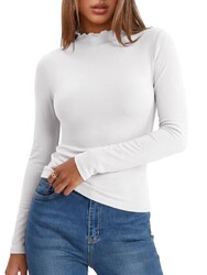 ANRABESS Womens Long Sleeve Thermal Shir