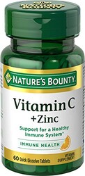 Nature's Bounty Vitamin C + Zinc, Vitami