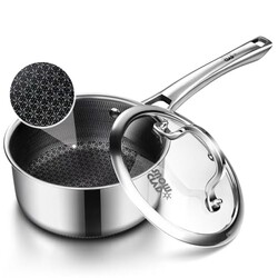 Sauce pan with lid,1.5 Quart Hybrid Nons