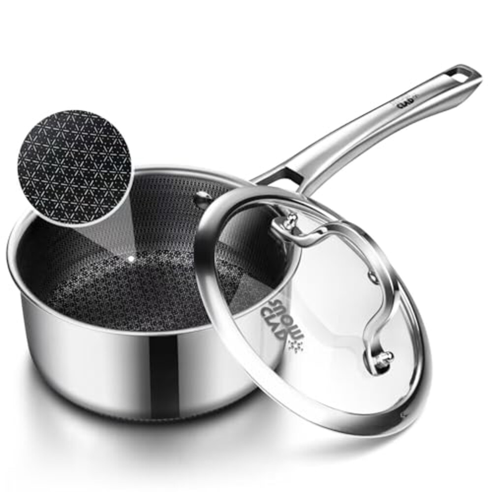 Sauce pan with lid,1.5 Quart Hybrid Nons