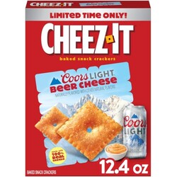 Cheez-It Coors Light Beer Cheese, Baked