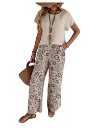 SOLY HUX Women's 2 Piece Outfits Short S