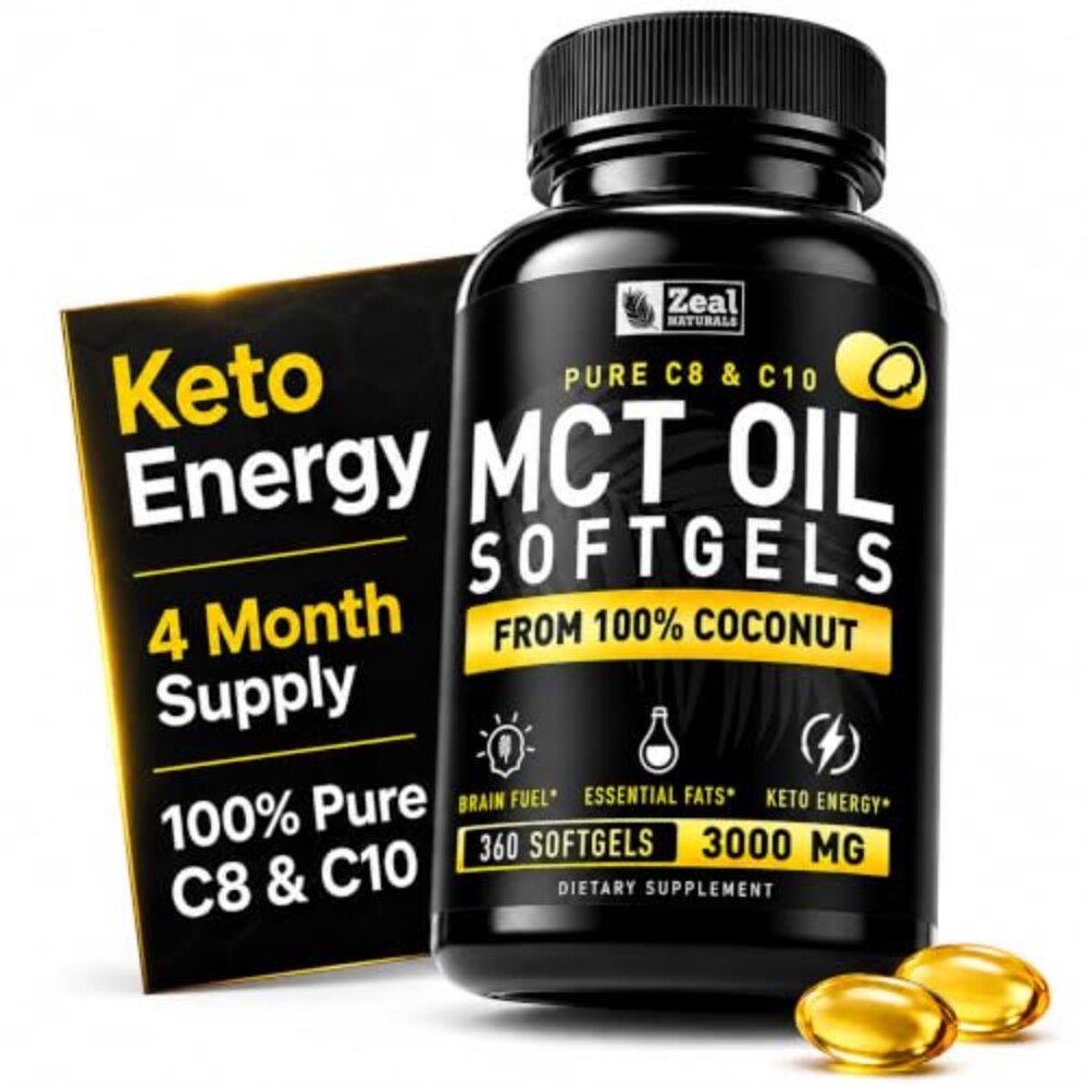 Zeal Naturals Pure MCT Oil Capsules - 30
