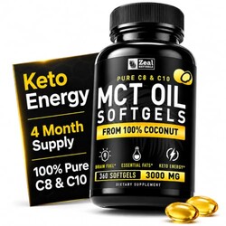 Zeal Naturals Pure MCT Oil Capsules - 30