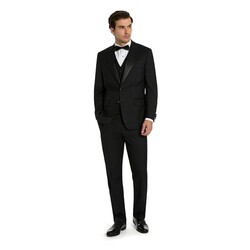 Michael Kors Black Plain Classic Pants|B