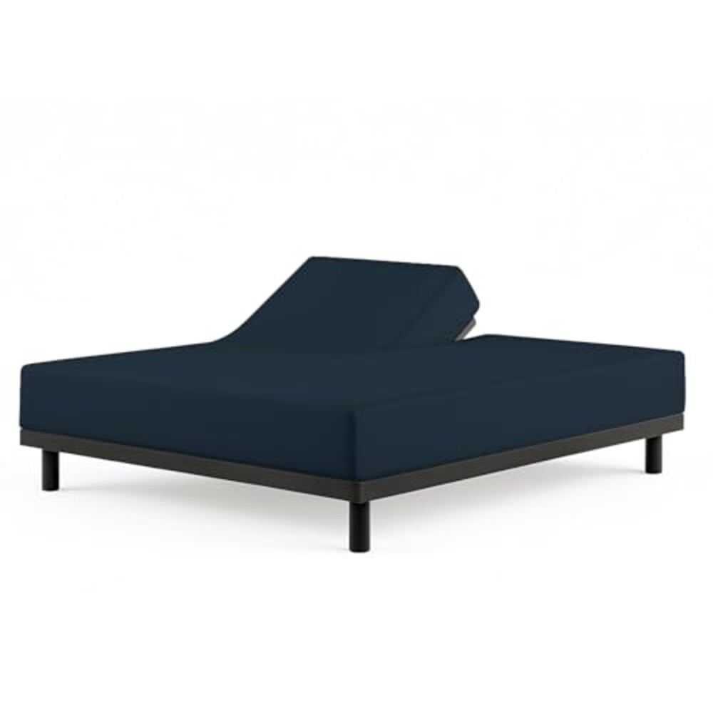 1 PC Top Split King Fitted Sheet for Adj