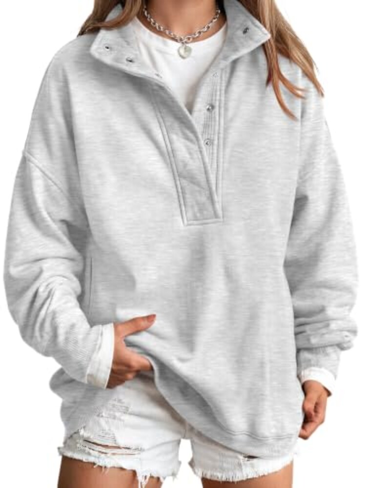 Trendy Queen Womens Oversized Sweatshirt