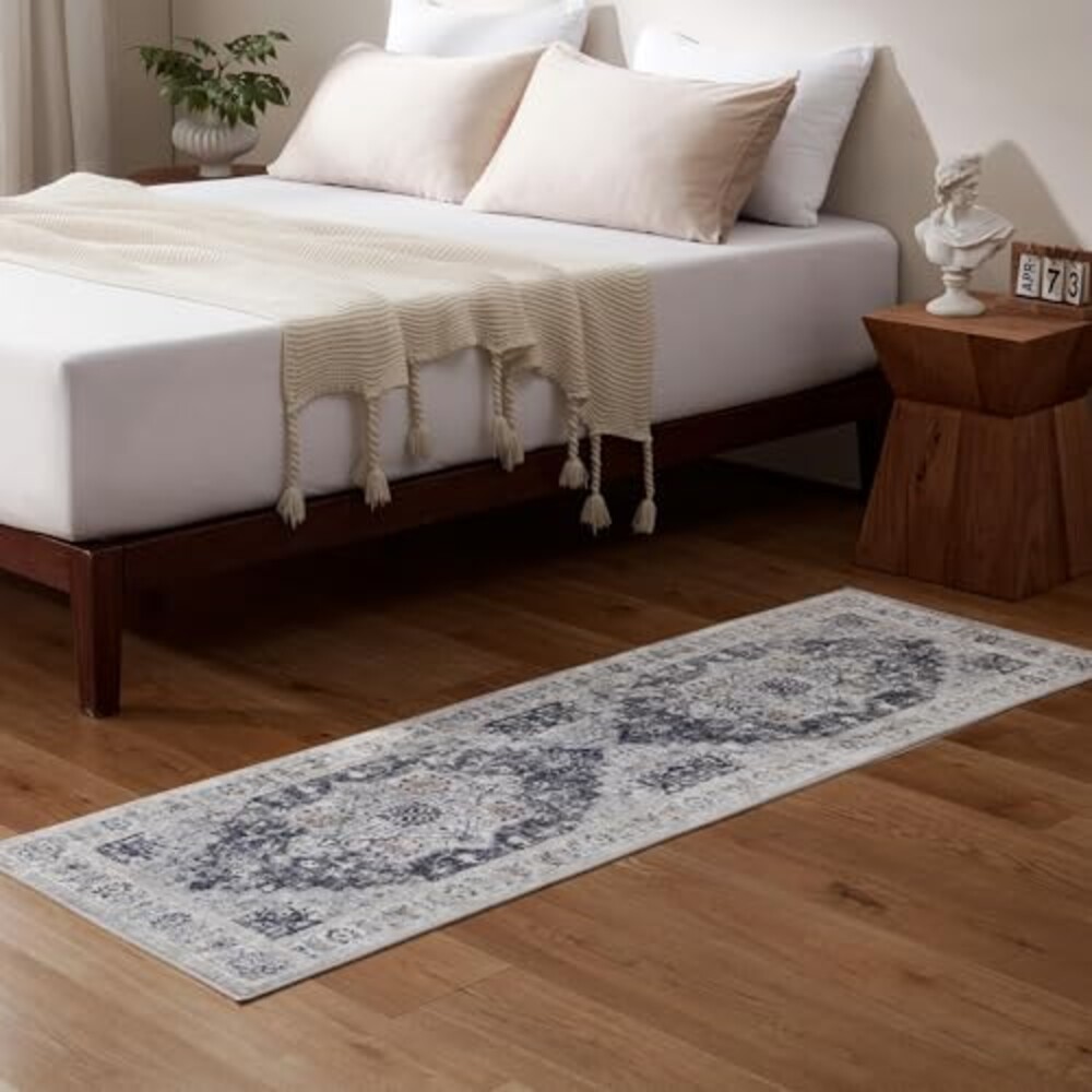 SLEEP ZONE Runner Rug 2x6, Machine Washa