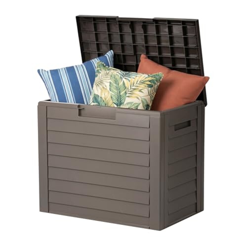 IRIS USA 35 Gallon Outdoor Deck Box, Loc