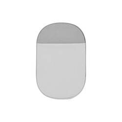 Incipio Stick-On Mouse Sleeve, Adhesive Laptop Mouse Holder Pocket, Slim Stretch Fabric Storage for Wireless Mouse & Accessories, Grey