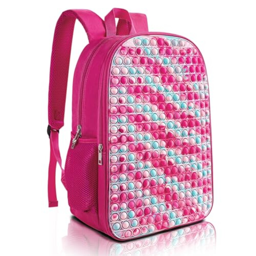 CNRYRIO Kids Backpack Pop it Fidget Toys