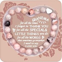 Bivei Inspirational Bracelet for Women, Valentine's Day Christmas Birthday Get Well Gifts for Mom Daughter Sister Grandma Friend